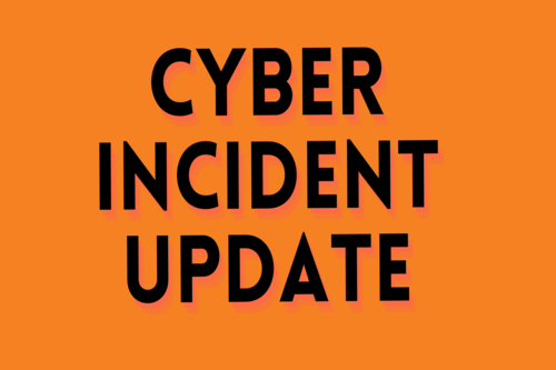 Cyber incident update